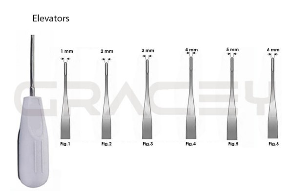 Laxator Elevators Silicon Handle