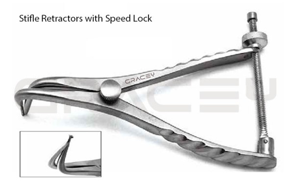 Stifle Retractor With Speed Lock