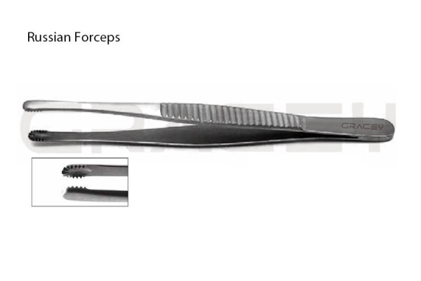 Veterinary Russian Forceps 