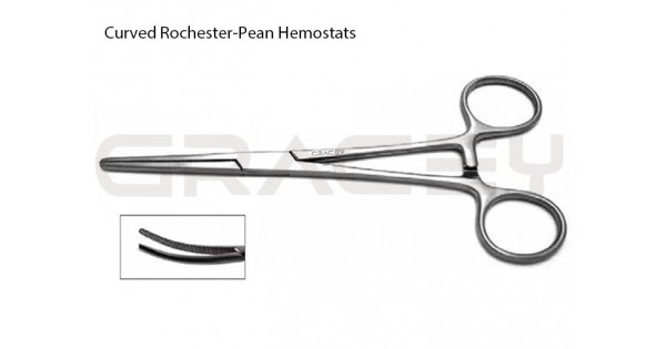 Rochester-Pean Forceps Curved