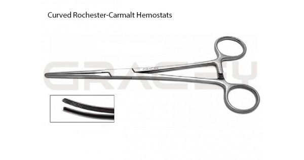 Rochester Carmalt Forceps Curved