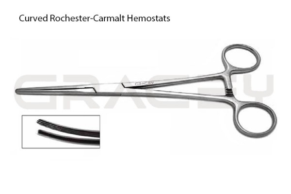 Rochester Carmalt Forceps Curved